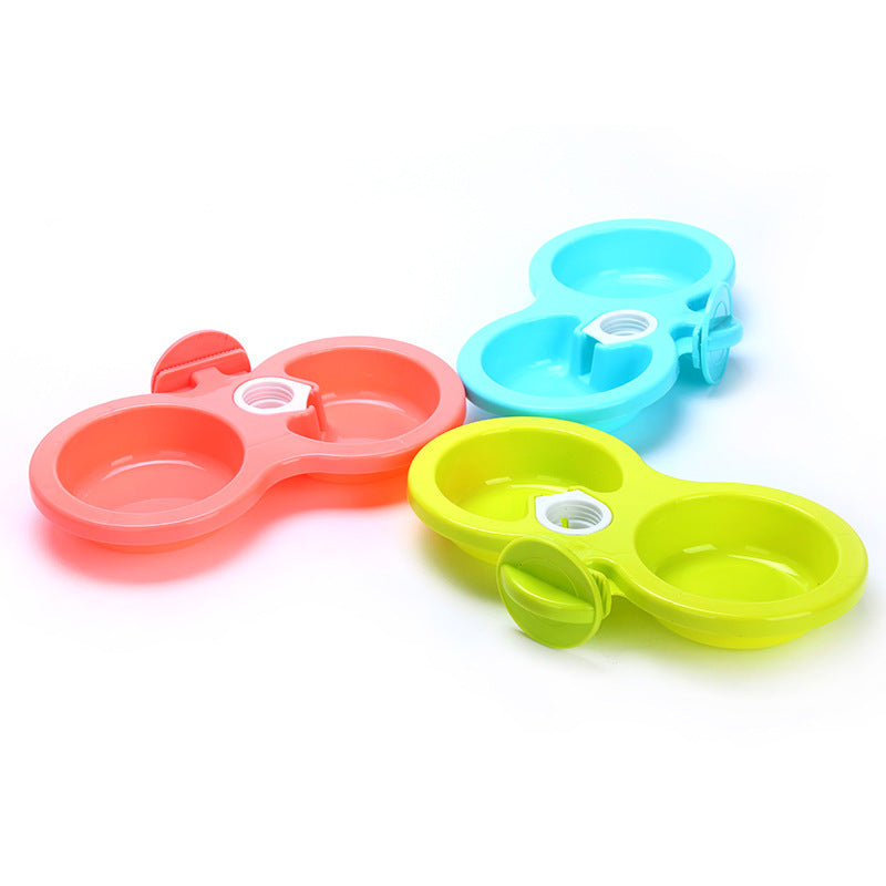 Gamelle suspendue pour animaux — pratique et design coloré