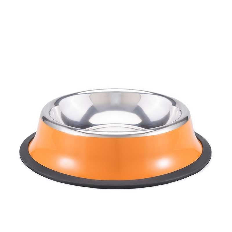 Gamelle pour chien et chat en acier inoxydable — grande taille robuste