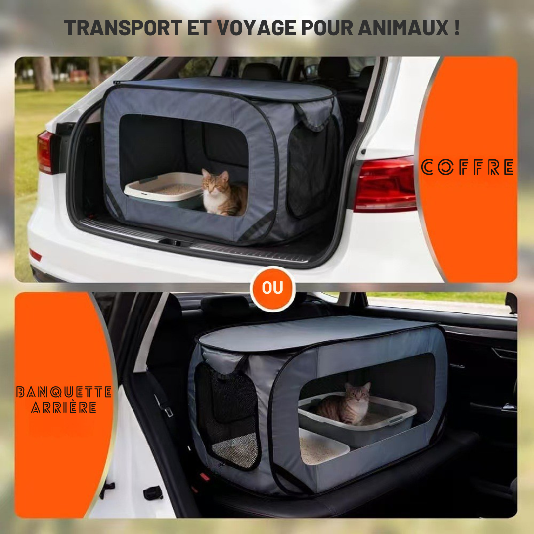 Tente Pliable pour Animaux — Portable et Respirante pour Voyage et Maison
