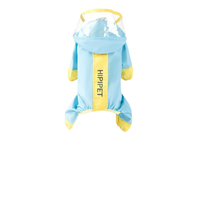 Imperméable pour chien en laisse — Avec bords givrés et couleur contrastée