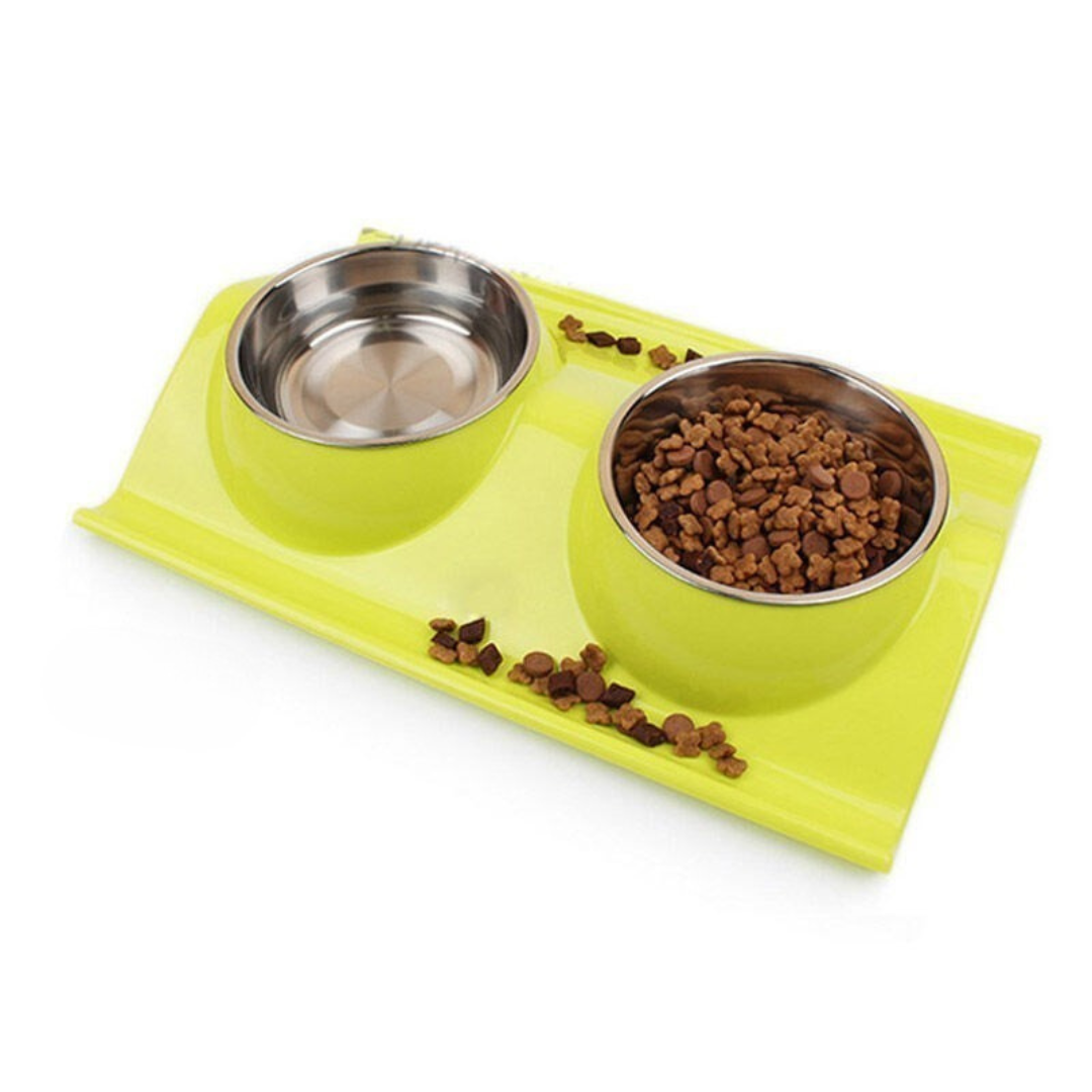 Gamelle pour chien — support antidérapant et inox durable