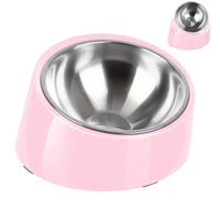 Gamelle inclinée pour animaux en acier inoxydable — 15° pour un meilleur confort