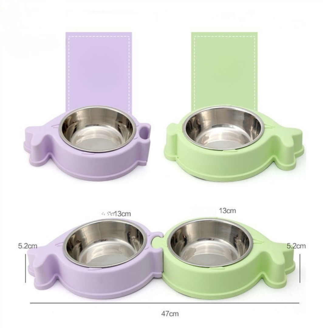 Gamelle pour chien — support antidérapant et inox durable