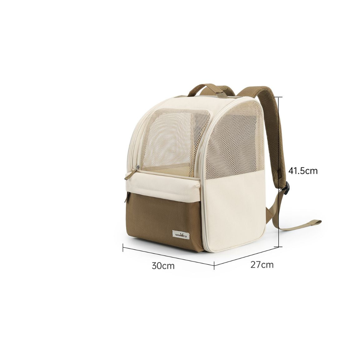 Sac à dos respirant pour animaux — transport pratique et confort