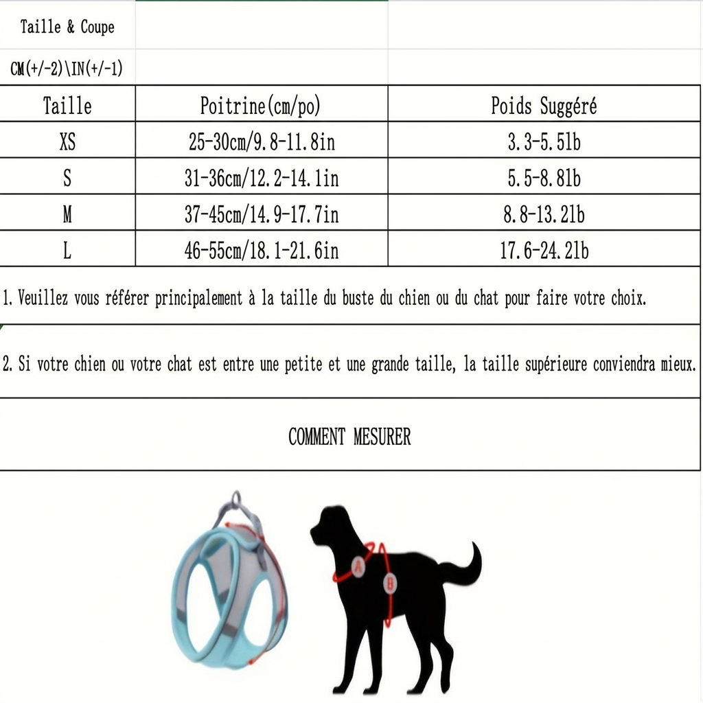 Sac de transport anti-traction réglable pour chien — confortable et respirant