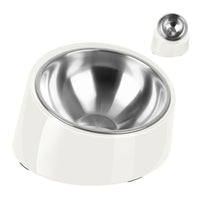 Gamelle inclinée pour animaux en acier inoxydable — 15° pour un meilleur confort