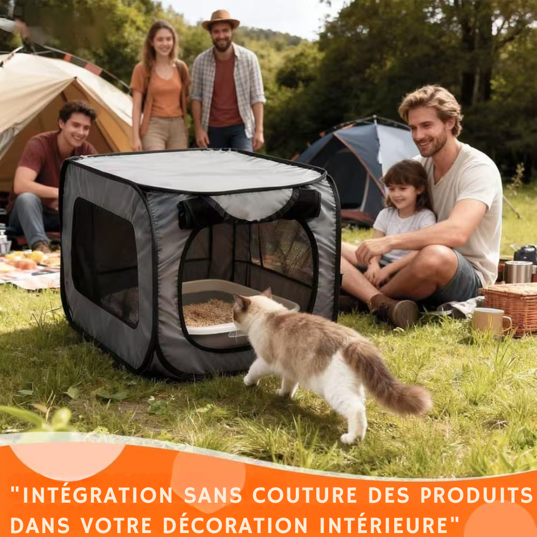 Tente Pliable pour Animaux — Portable et Respirante pour Voyage et Maison