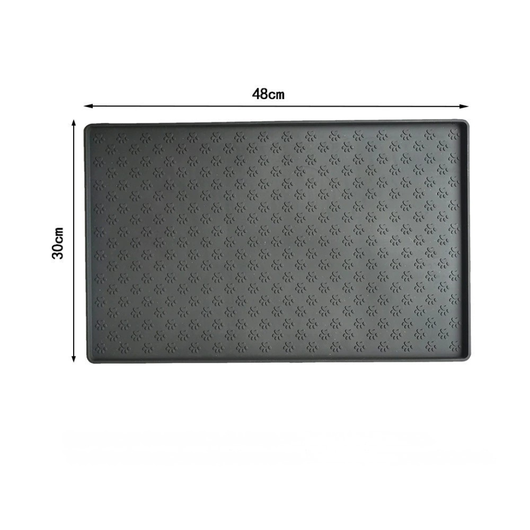 Tapis silicone pour gamelle — protection anti-déversement pour chien et chat
