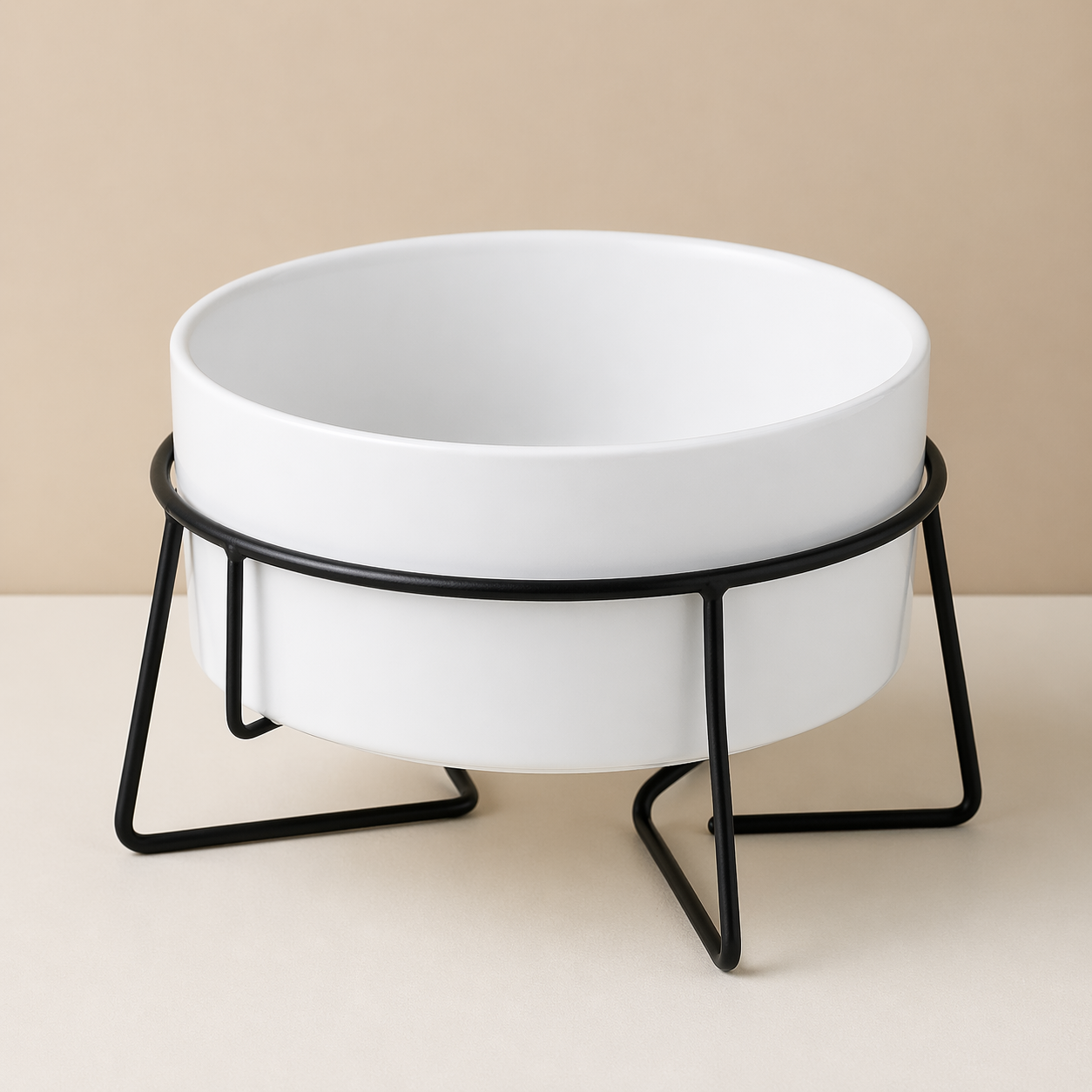 Bol céramique pour animaux — design élégant et pratique, simple ou double