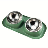 Ensemble de 2 gamelles amovibles pour chiens et chats — design pratique et antidérapant