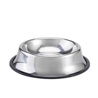 Gamelle pour chien et chat en acier inoxydable — grande taille robuste