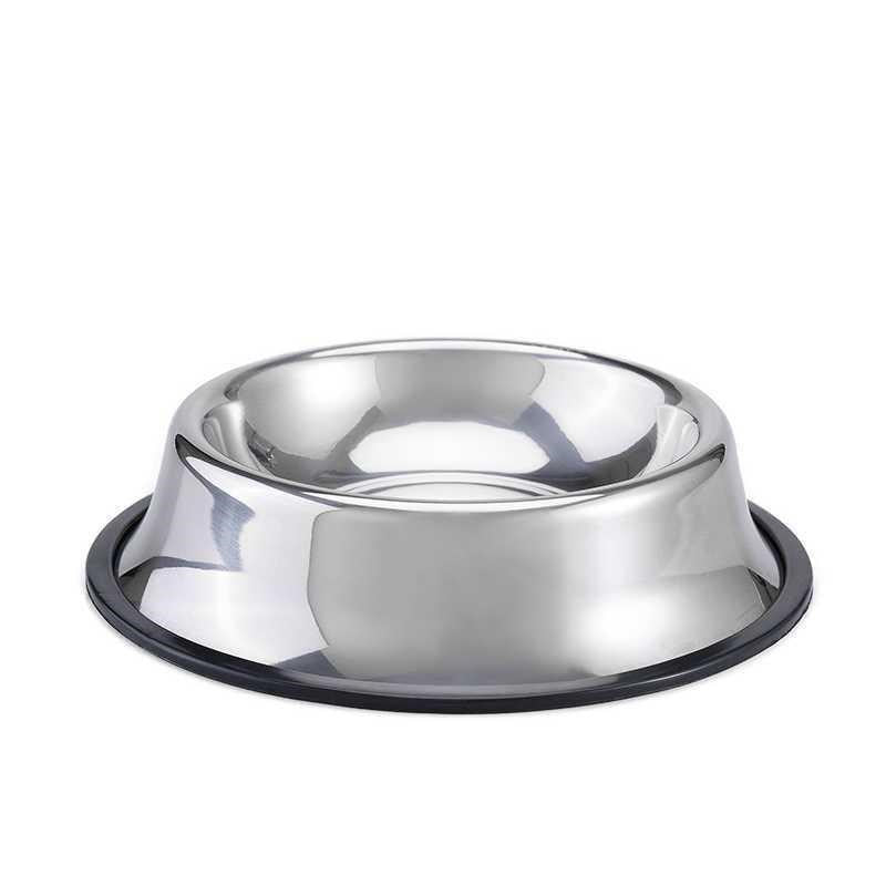 Gamelle pour chien et chat en acier inoxydable — grande taille robuste