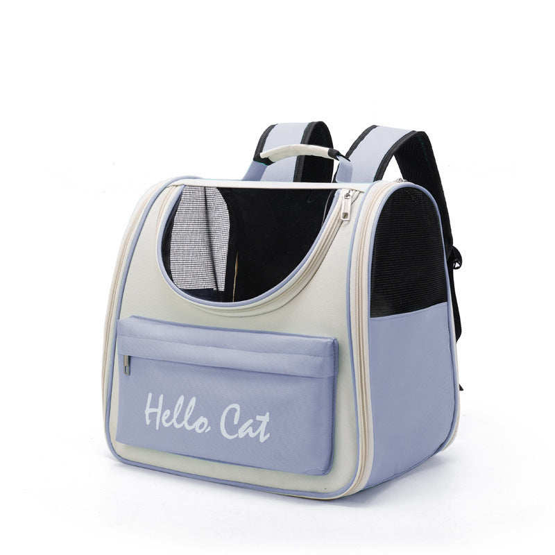 Sac à dos chat portable — capsule spatiale respirante et grande capacité