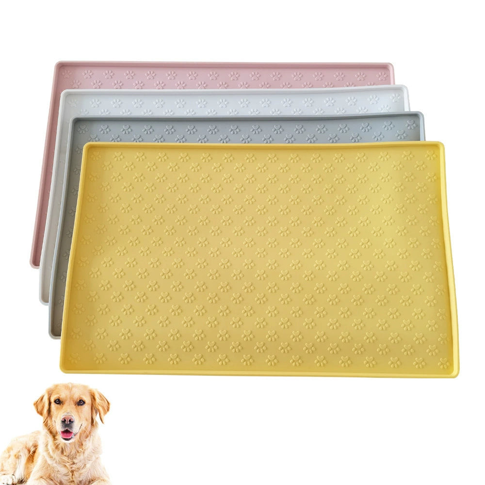 Tapis silicone pour gamelle — protection anti-déversement pour chien et chat