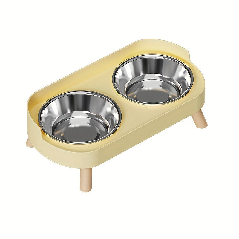 Gamelle anti-déversement pour animaux — pratique et élégante en plastique