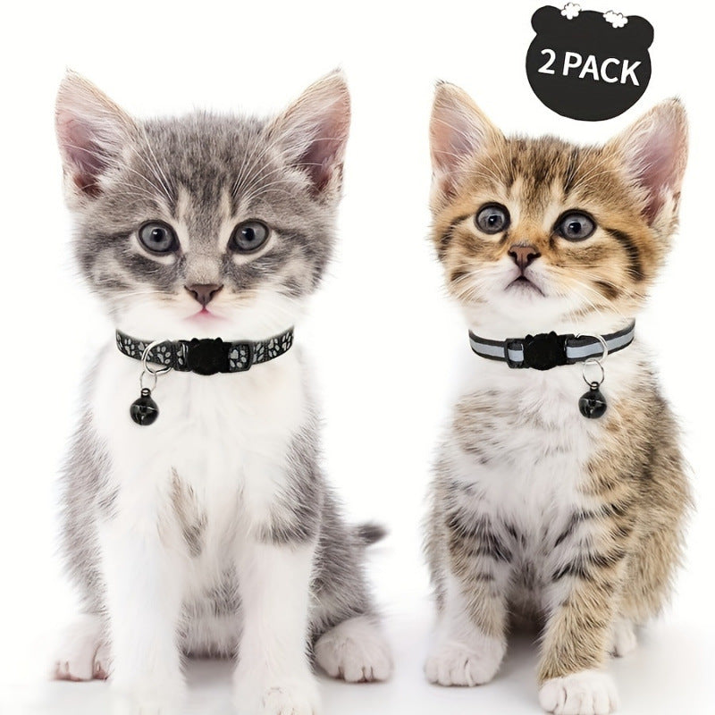 Harnais pour chat avec motif empreinte de patte — pésistant
