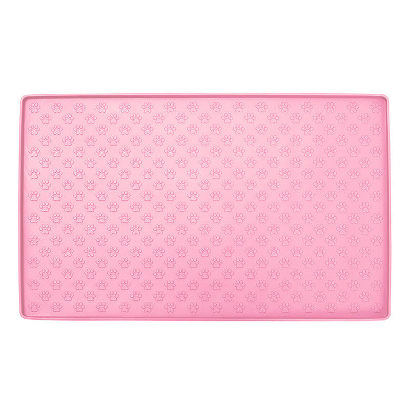 Tapis de Gamelle en silicone pour animaux – antidérapant et Imperméable