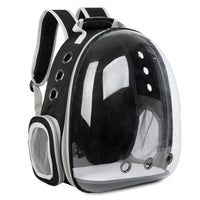 Sac à dos transparent en forme de capsule spatiale — pratique et design