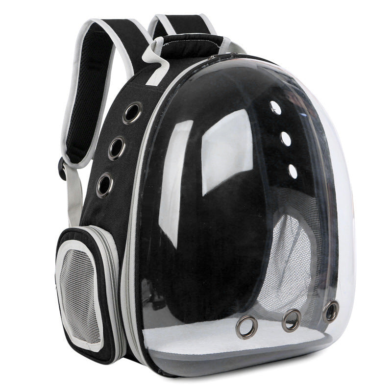 Sac à dos transparent en forme de capsule spatiale — pratique et design
