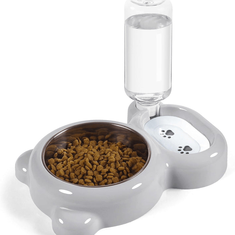 Ensemble gamelles pour chat avec distributeur d'eau — Design pratique et hygiénique