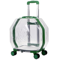 Valise de transport pour animaux — transparent et pratique avec roulettes