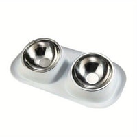 Ensemble de 2 gamelles amovibles pour chiens et chats — design pratique et antidérapant
