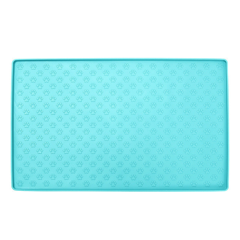 Tapis de Gamelle en silicone pour animaux – antidérapant et Imperméable