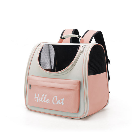Sac à dos chat portable — capsule spatiale respirante et grande capacité