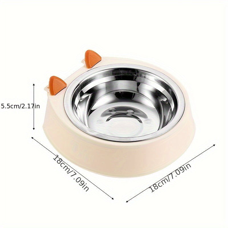 Gamelle en acier inoxydable – amovible avec couvercle pour cage ou chenil